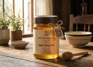 Mật ong dú nguyên chất Ong Dú Nhà Tôi bồi bổ cho ông bà