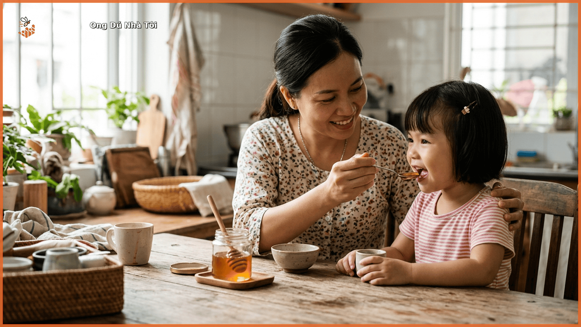 Mật ong dú cho trẻ em: độ tuổi nào dùng được an toàn? 1 Mẹ cho bé uống mật ong dú đúng liều lượng an toàn
