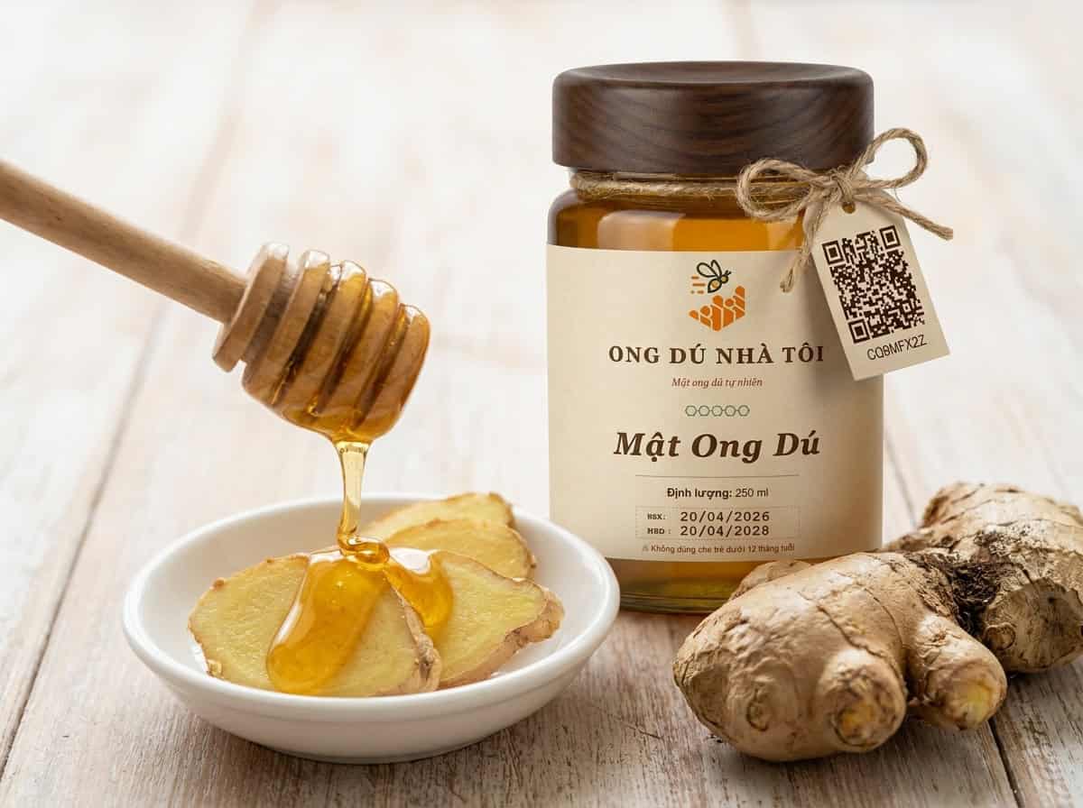 Mật ong dú ngâm gừng: công dụng và cách ngâm tại nhà 1 Cách ngâm mật ong dú với gừng tại nhà