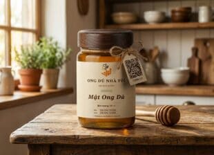 Mật ong dú nguyên chất Ong Dú Nhà Tôi