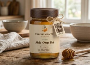 Mật ong dú nguyên chất Ong Dú Nhà Tôi