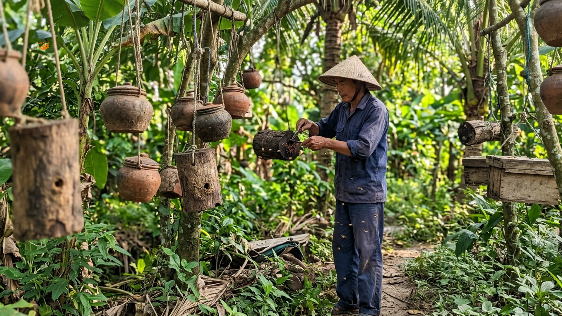 Trang trại nuôi ong dú tại Đồng Nai — Ong Dú Nhà Tôi