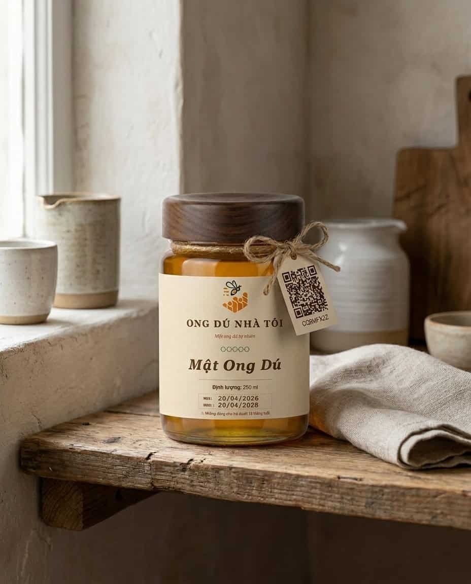 Mật ong dú để được bao lâu? Cách nhận biết mật còn tốt 1 hu mat ong du bao quan v3