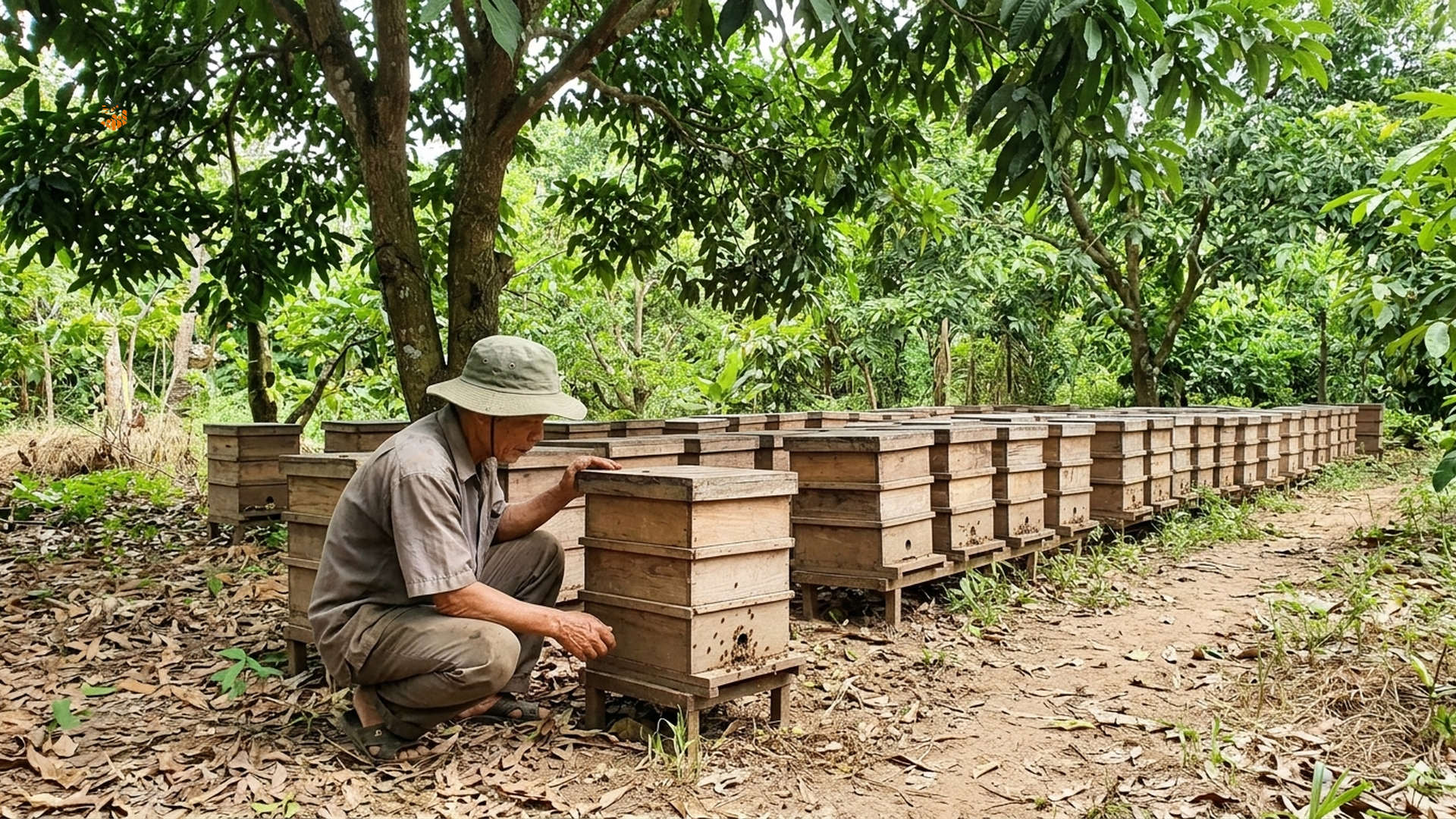 Farm nuôi ong dú stingless bee Đồng Nai của Ong Dú Nhà Tôi